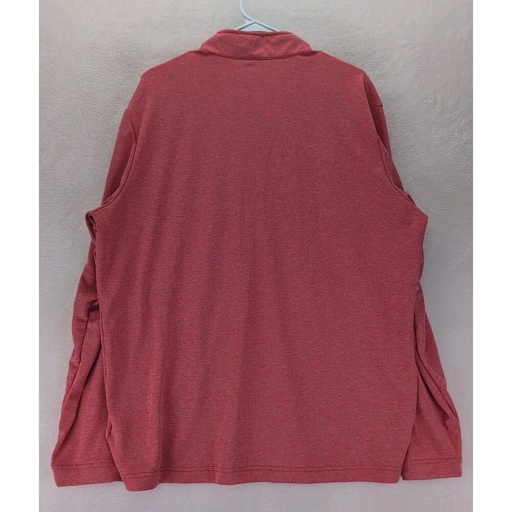 Adidas Golf SPF-50 Quarter-Zip Pullover Men's XL Salmon Red NWT - Picture 10 of 11